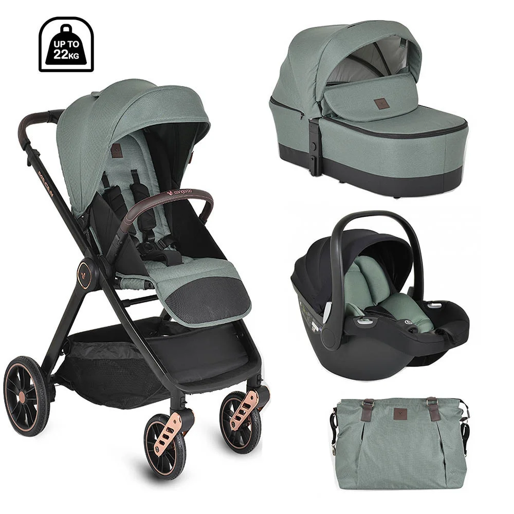 Cangaroo Kolica 3u1 Macan iSize green