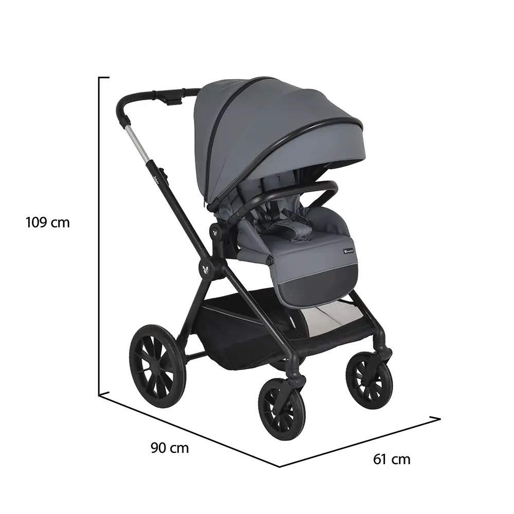 Kolica za bebe Joker 3u1 – Mineral Grey - Slika 20