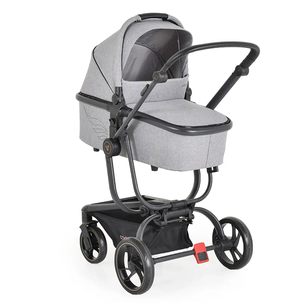 Kolica za bebe Ellada 3u1 iSize – Grey - Slika 5