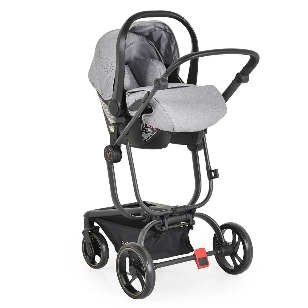 Kolica za bebe Ellada 3u1 iSize – Grey - Slika 17