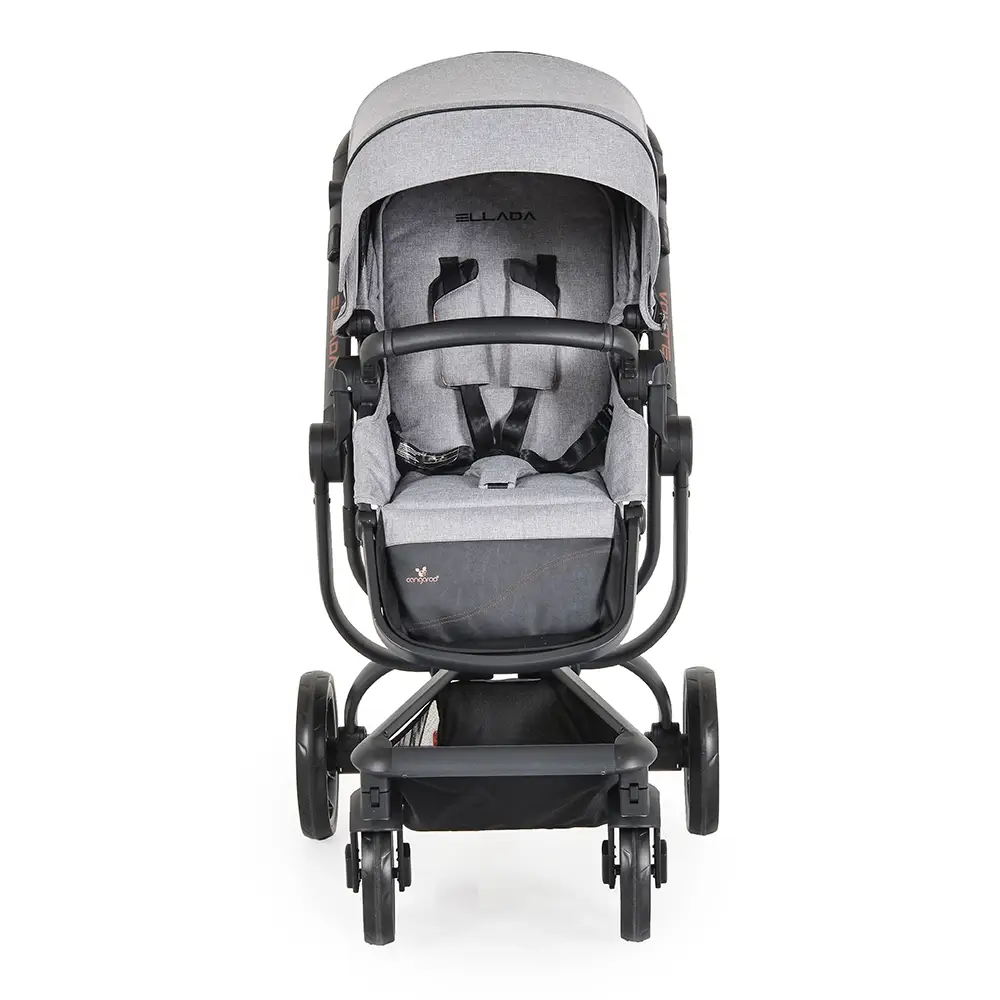 Kolica za bebe Ellada 3u1 iSize – Grey - Slika 11