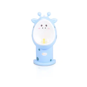 Pisoar za dečake Masai Cangaroo plavi – prenosivi dečji pisoar sa vrteškom za lakše odvikavanje od pelena