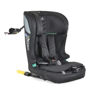 Cangaroo iDrive auto sedište za decu 76–150 cm u crnoj boji Phantom Black, sa ISOFIX sistemom