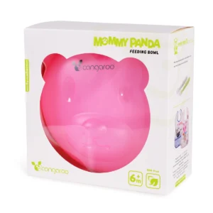 Cangaroo Panda pink činija za bebe sa pregradama i neklizajućom bazom