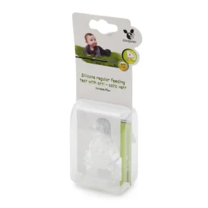 Silikonska cucla za bebe Cangaroo M regular neck 2 kom