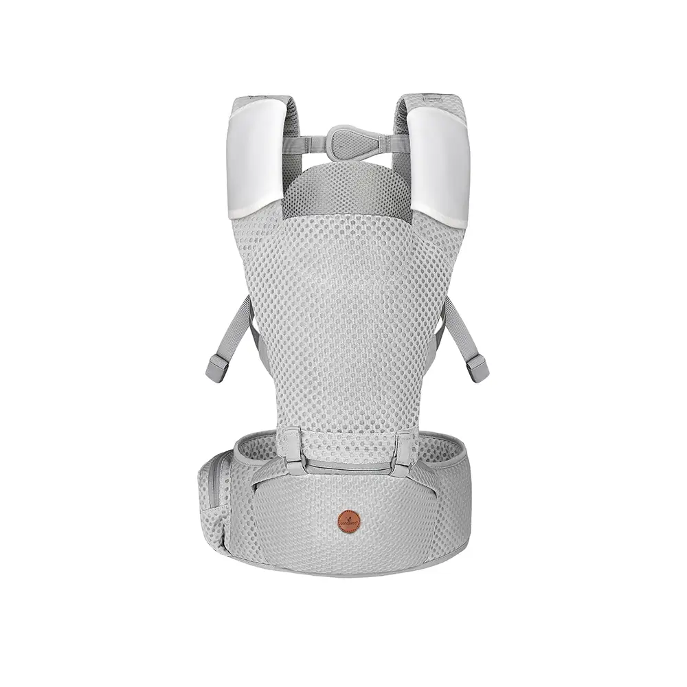 Kengur nosiljka Mistral sive boje sa pet položaja nošenja i ventilacionim materijalima