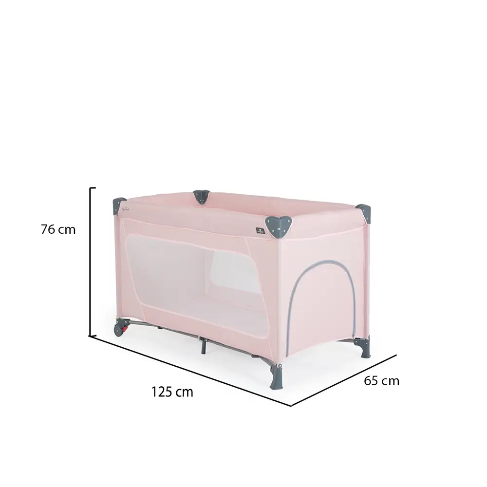 Prenosivi krevetac One Touch – Pink - Slika 11