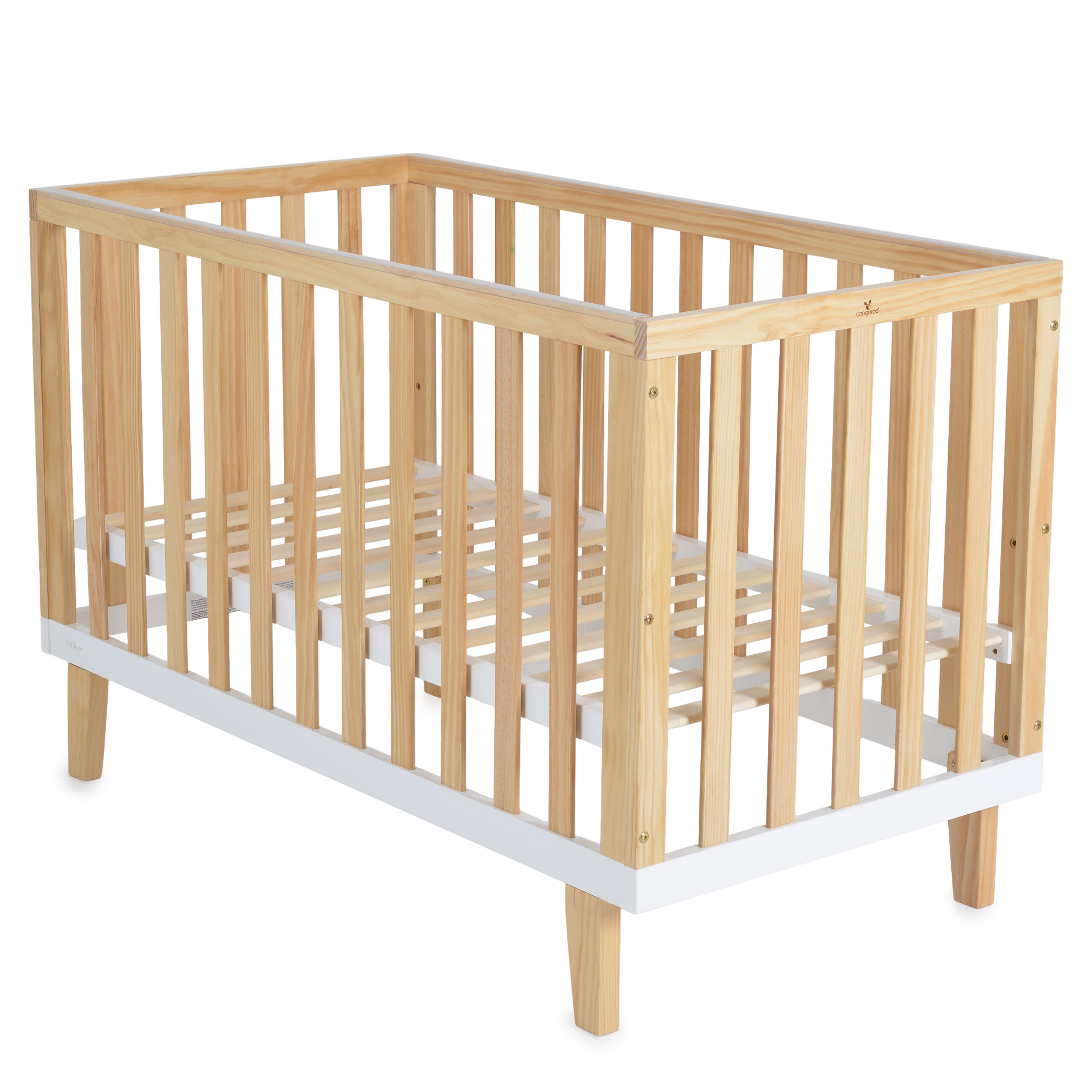 Drveni krevetac za bebe Whisper + dušek 120x60x11cm - Slika 5