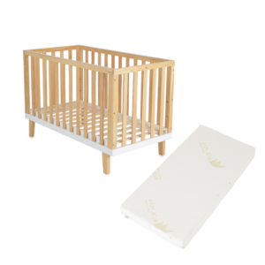 Cangaroo drveni krevetac za bebe Whisper plus dusek 120x60x11cm