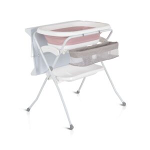 Cangaroo Como sklopivi stalak za kupanje i presvlačenje bebe pink