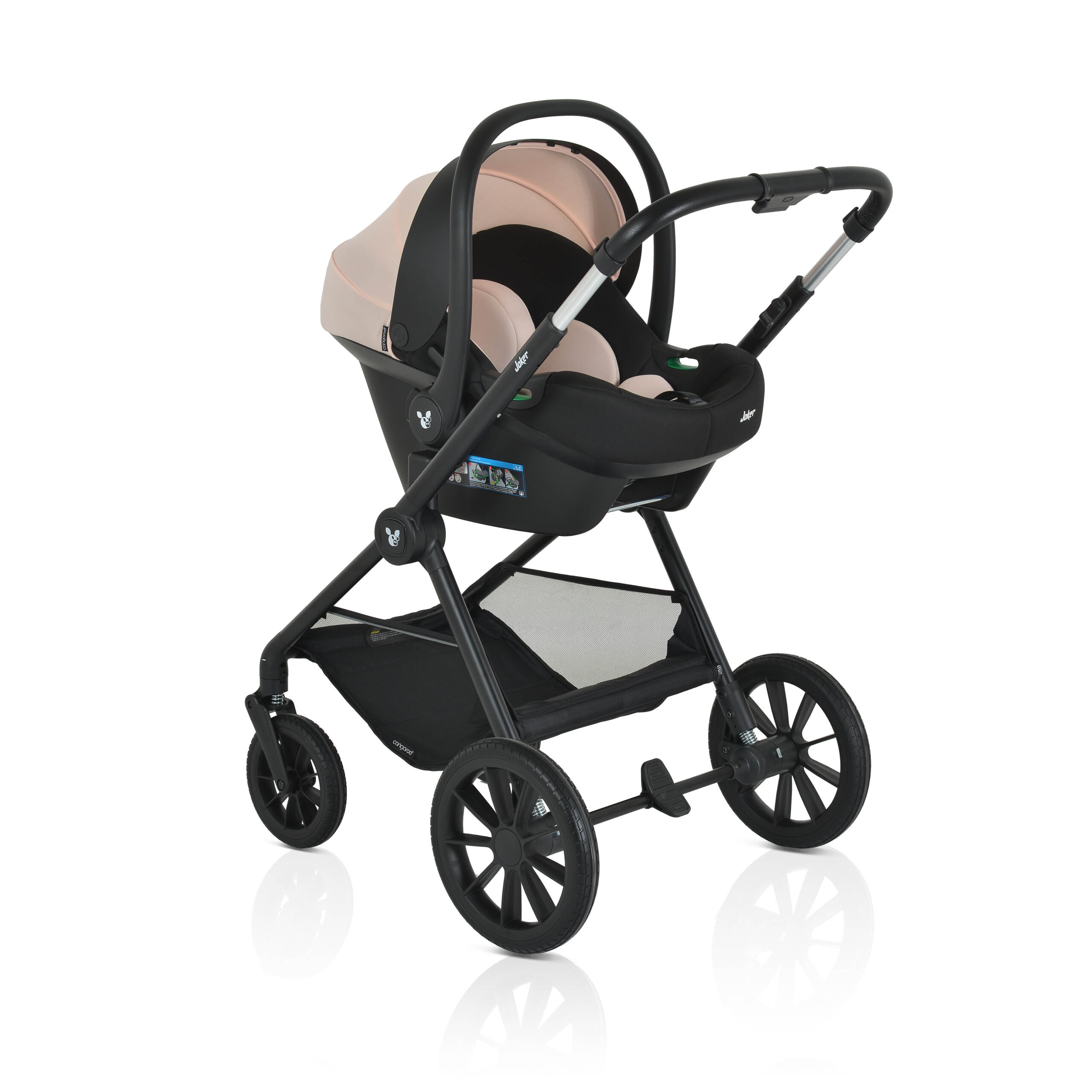 Cangaroo Kolica za bebe Joker 3u1 – Rose-Cloud - Slika 5